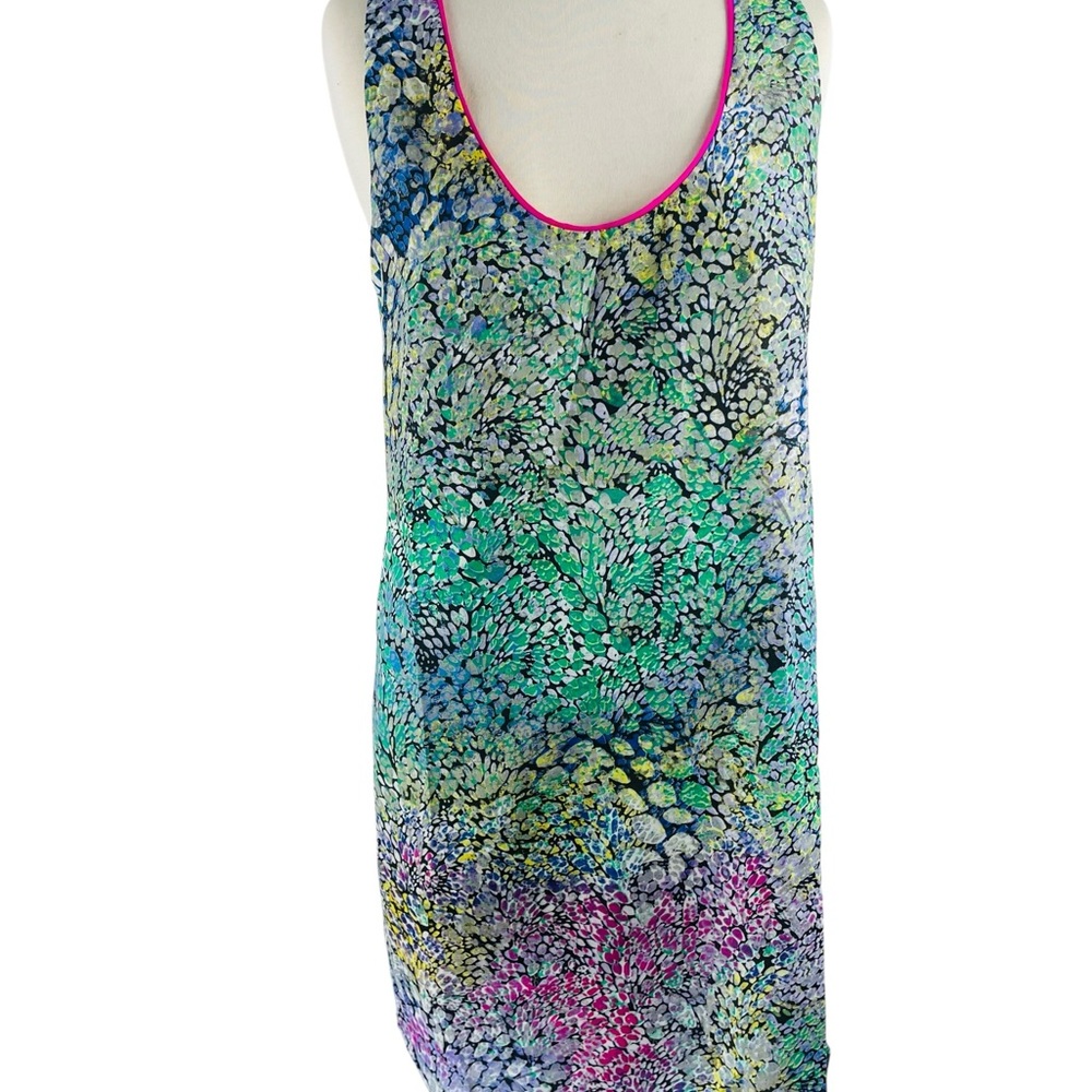 Anthropologie Charlie Jade Sleeveless Watercolor‎ Shift Dress, Size XS